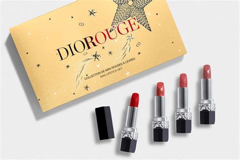 Holiday Season Rouge Dior Set: 4 Mini Lipsticks 